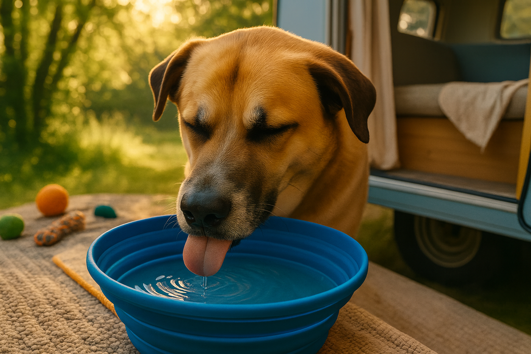 portable large dog bowls for trips