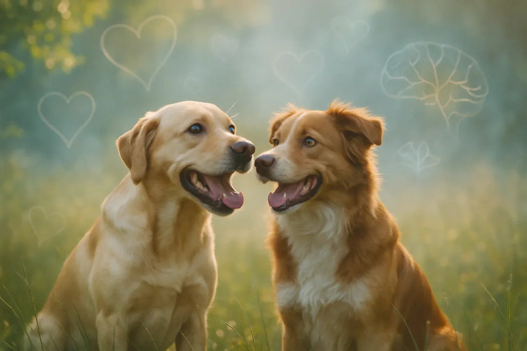 dogs with hearts