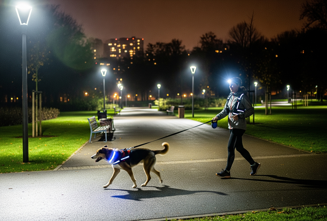 5 Tips for Walking Your Dog Safely at Night