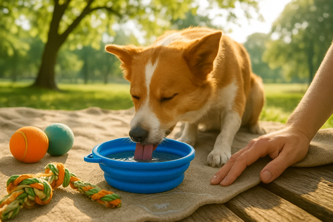 large collapsible dog bowls