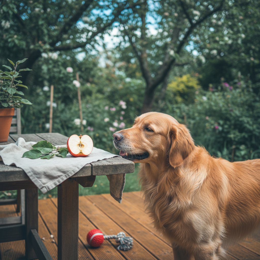 dogs can eat apple
