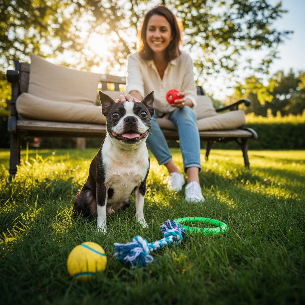 dog boston terrier