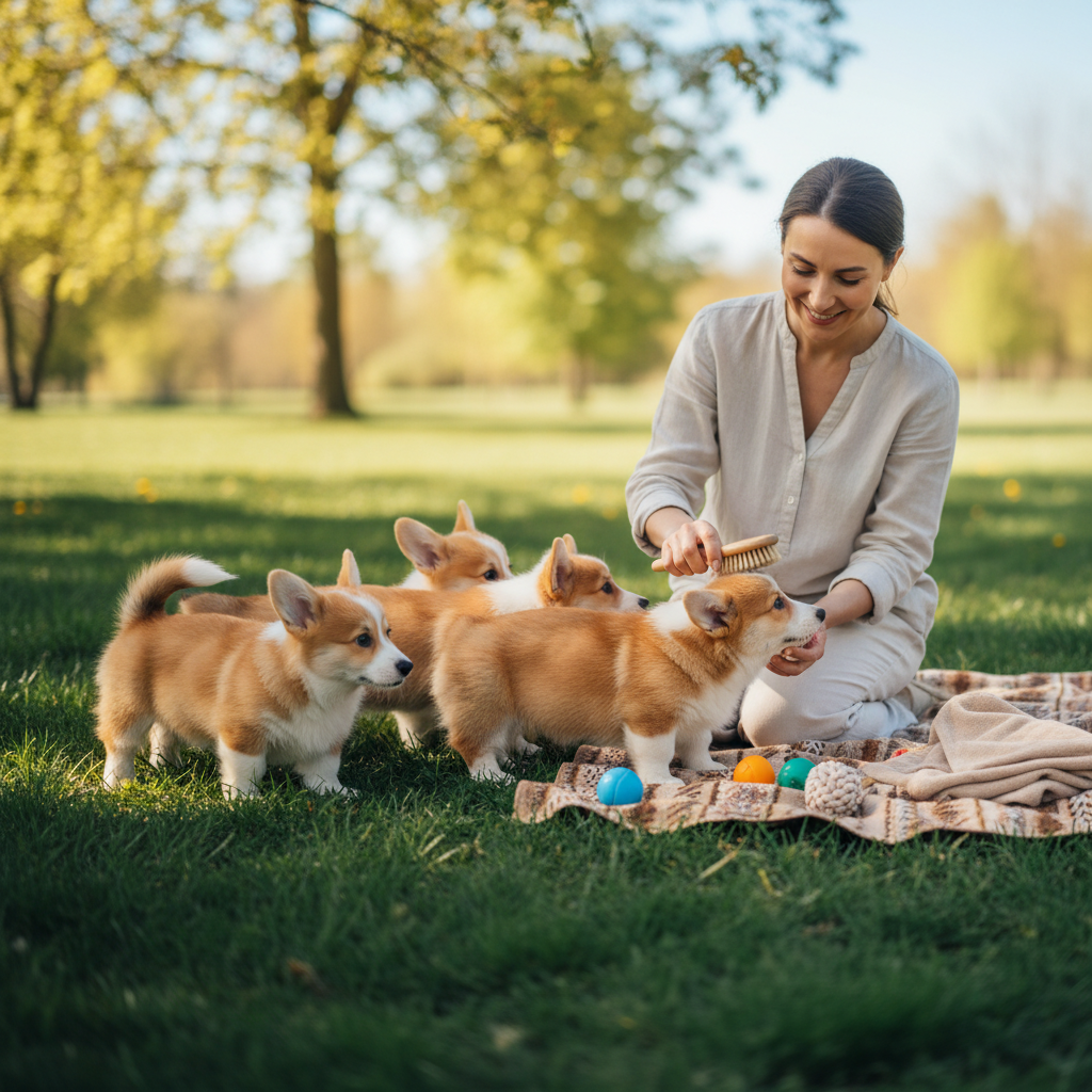 corgi puppy dogs