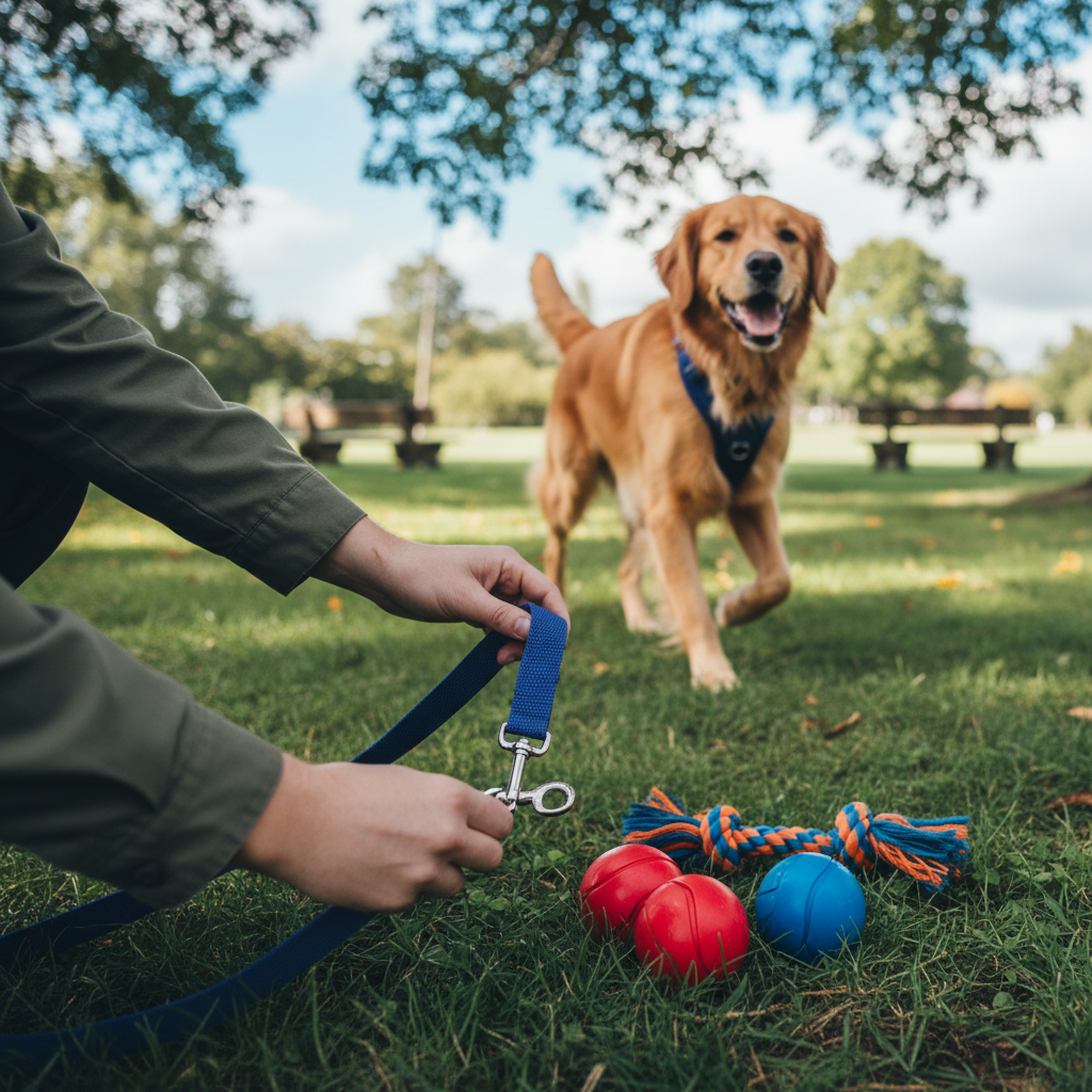 dog harness how to use