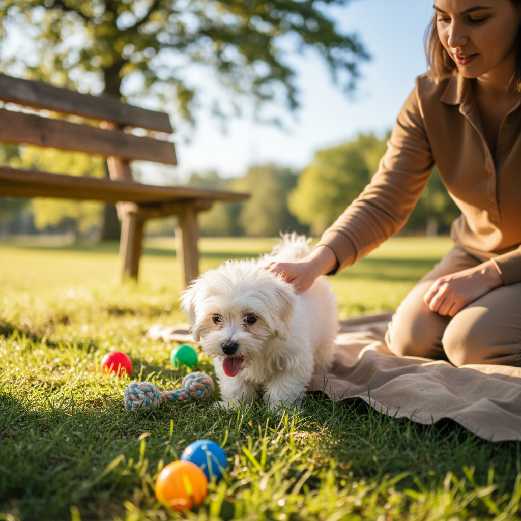 maltese puppy dog
