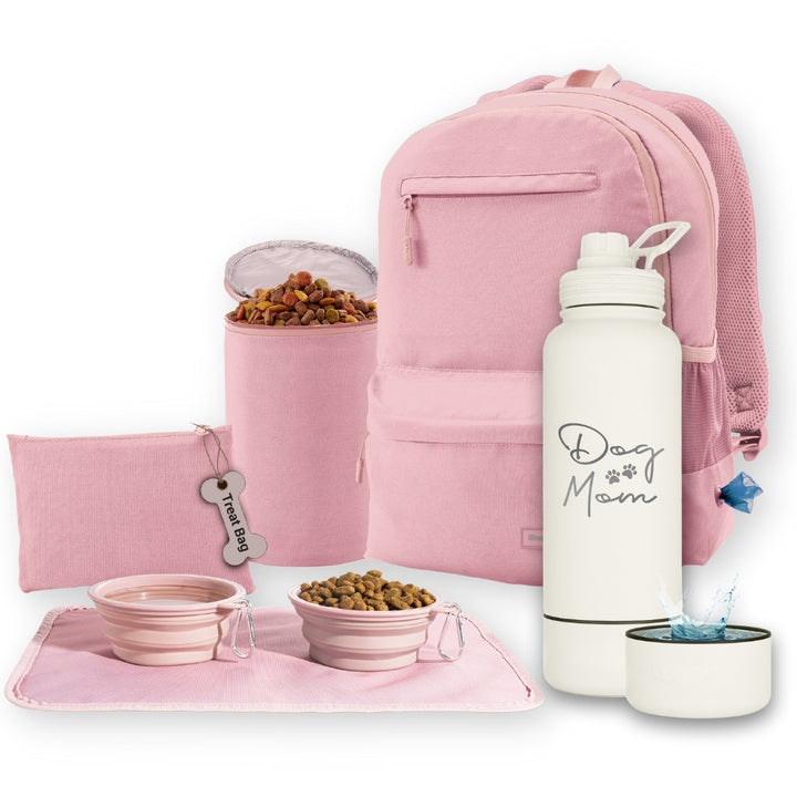 Original Doggy Bag™ Backpack & Water Bottle With Dog Bowl