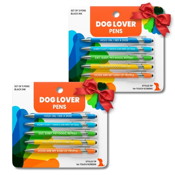Dog-Themed Stylus Pen Set: 2 pcs. Dog Lover