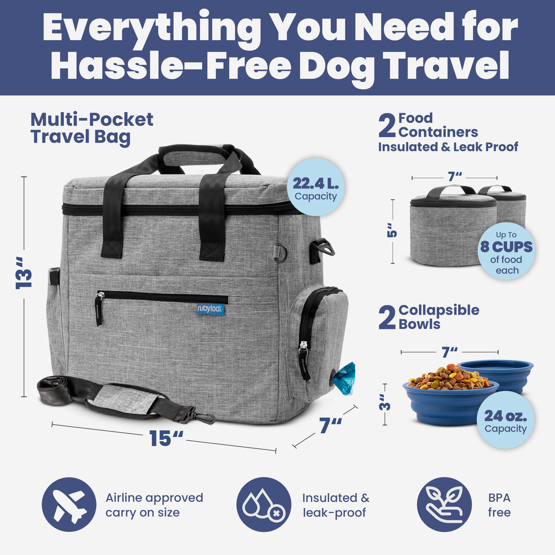 Original Doggy Bag®  & Mini Lint Roller for Pet Hair with 2 Refills