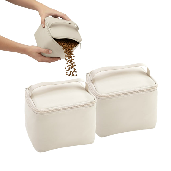 Cube Dog Food Travel Bags (2 pc set)