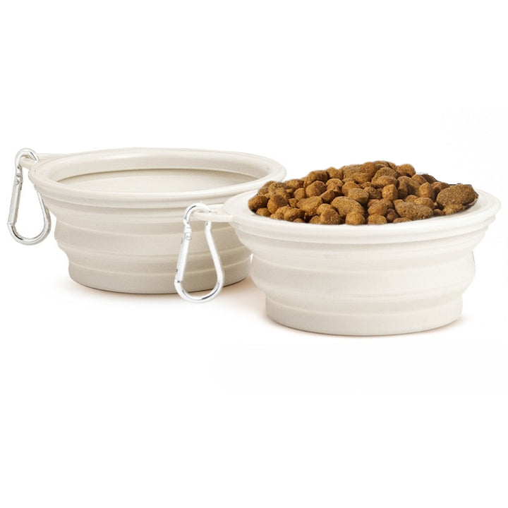 Small Collapsible Dog Bowls (2 pc set)
