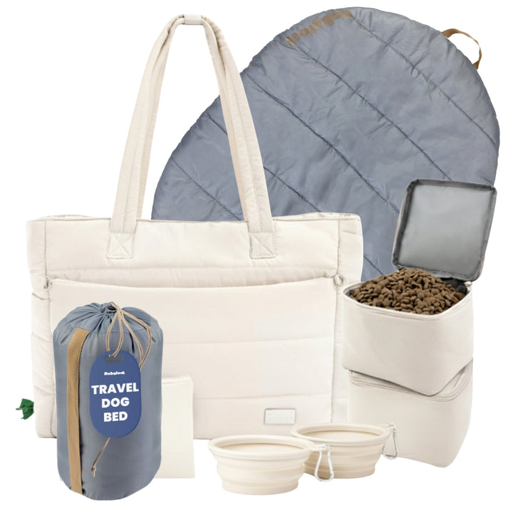 Puffer Dog Travel Bag & Travel Dog Bed