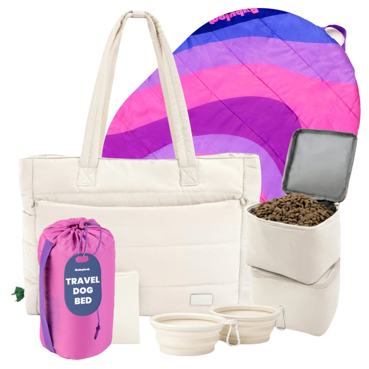 Puffer Dog Travel Bag & Travel Dog Bed