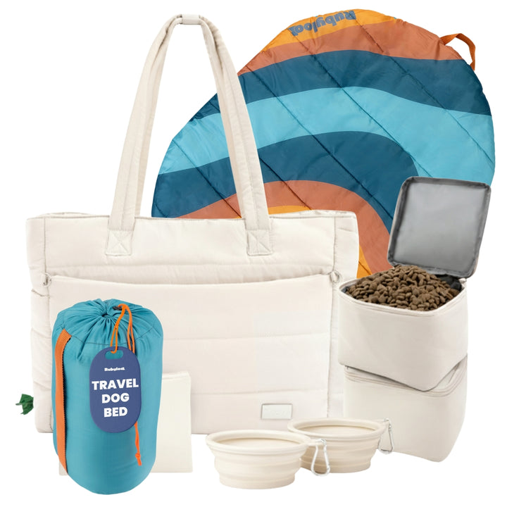 Puffer Dog Travel Bag & Travel Dog Bed