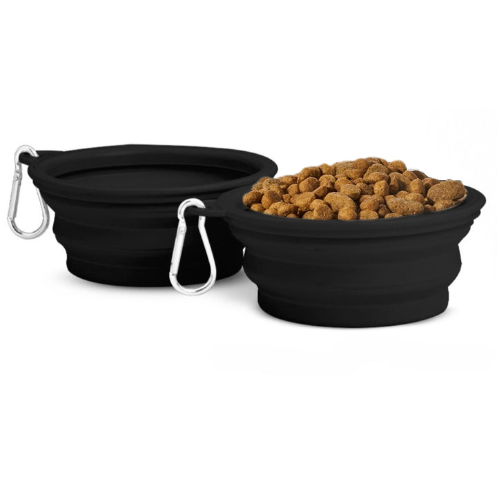 Small Collapsible Dog Bowls (2 pc set)