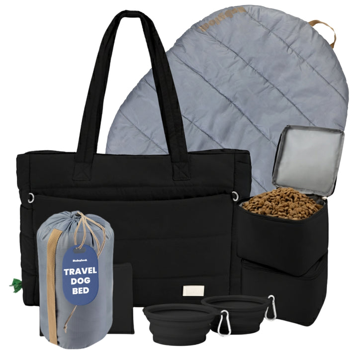 Puffer Dog Travel Bag & Travel Dog Bed