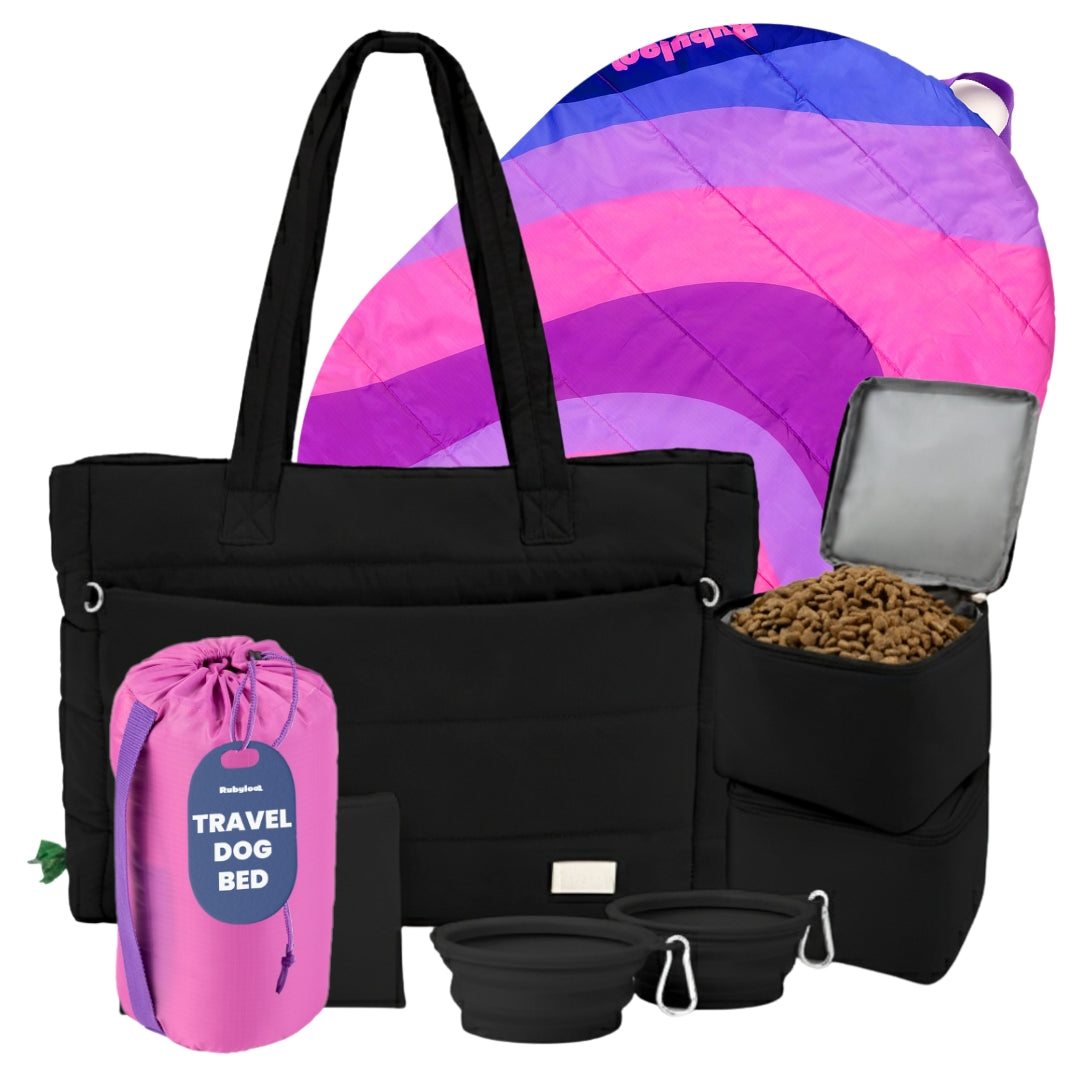 Puffer Dog Travel Bag & Travel Dog Bed