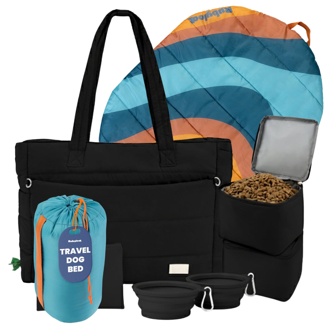 Puffer Dog Travel Bag & Travel Dog Bed