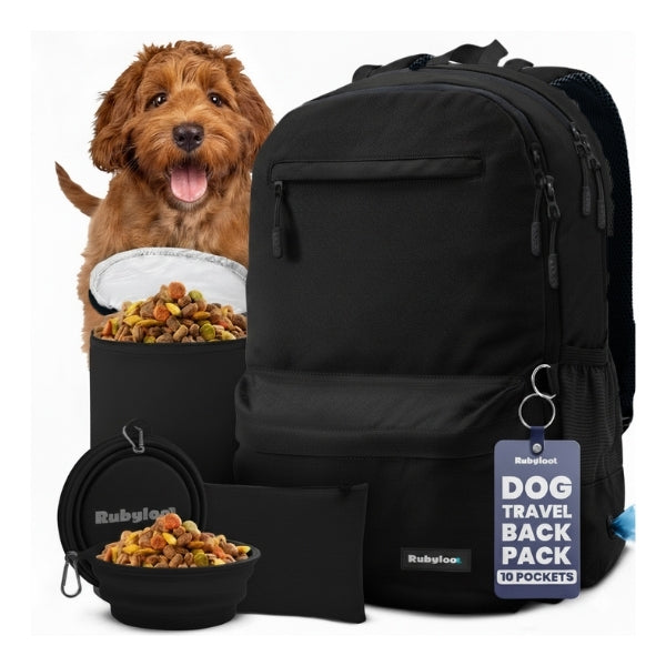 best dog travel backpack The Original Doggy Bag Backpack for Dog Supplies Dusty Pink
