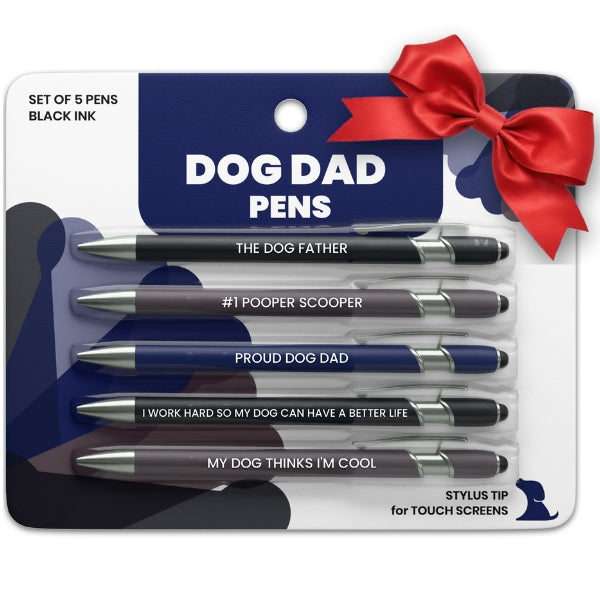 Dog-Themed Stylus Pen Sets & Refills