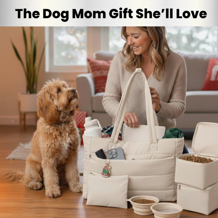 Puffer Dog Travel Bag & Travel Dog Bed