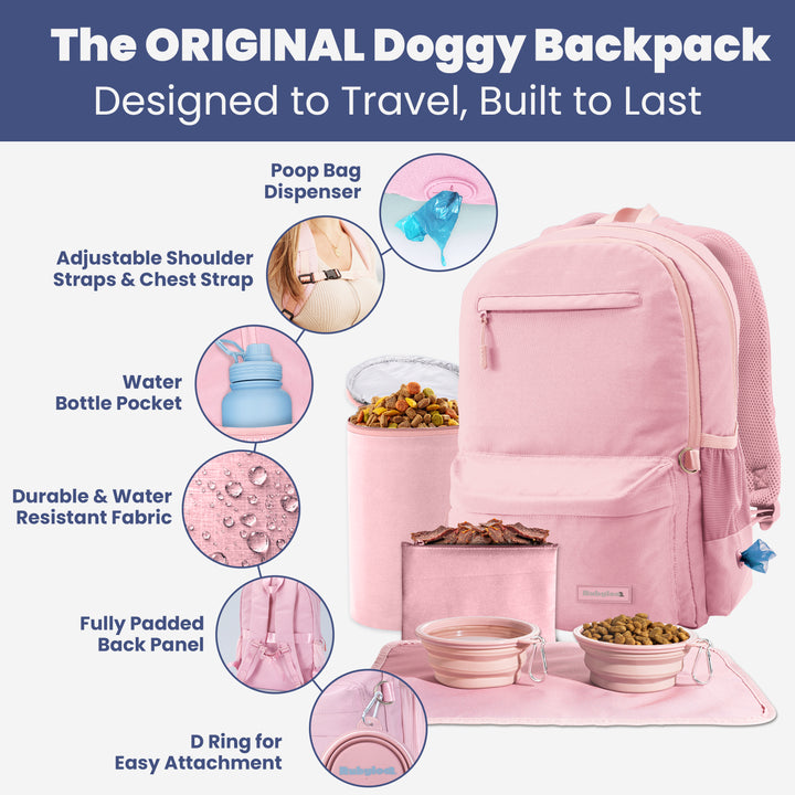 The Original Doggy Bag™ Backpack for Dog Supplies