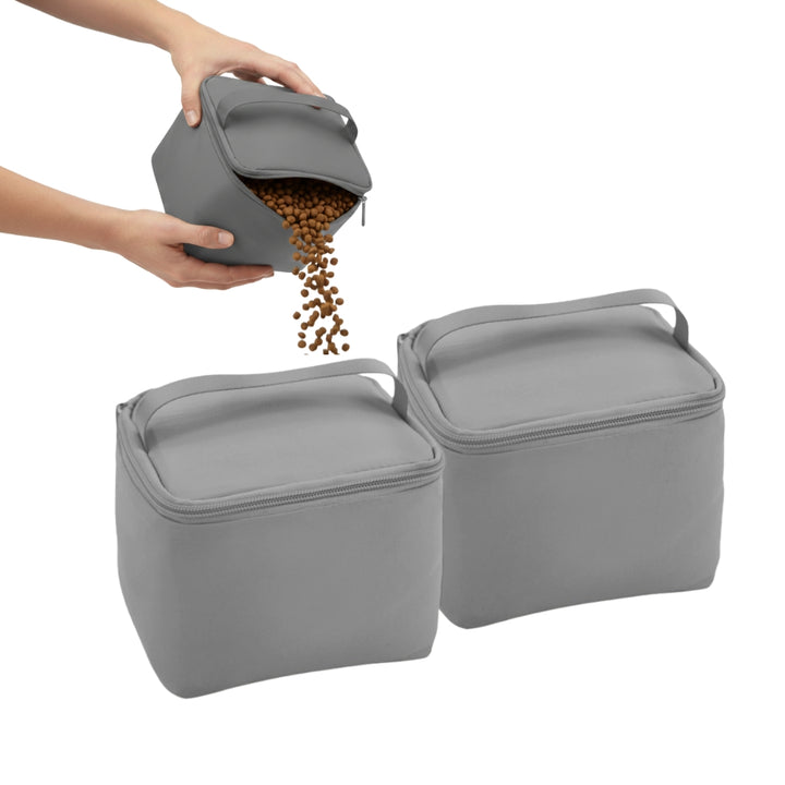 Cube Dog Food Travel Bags (2 pc set)