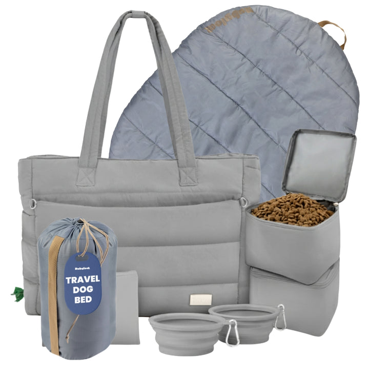 Puffer Dog Travel Bag & Travel Dog Bed