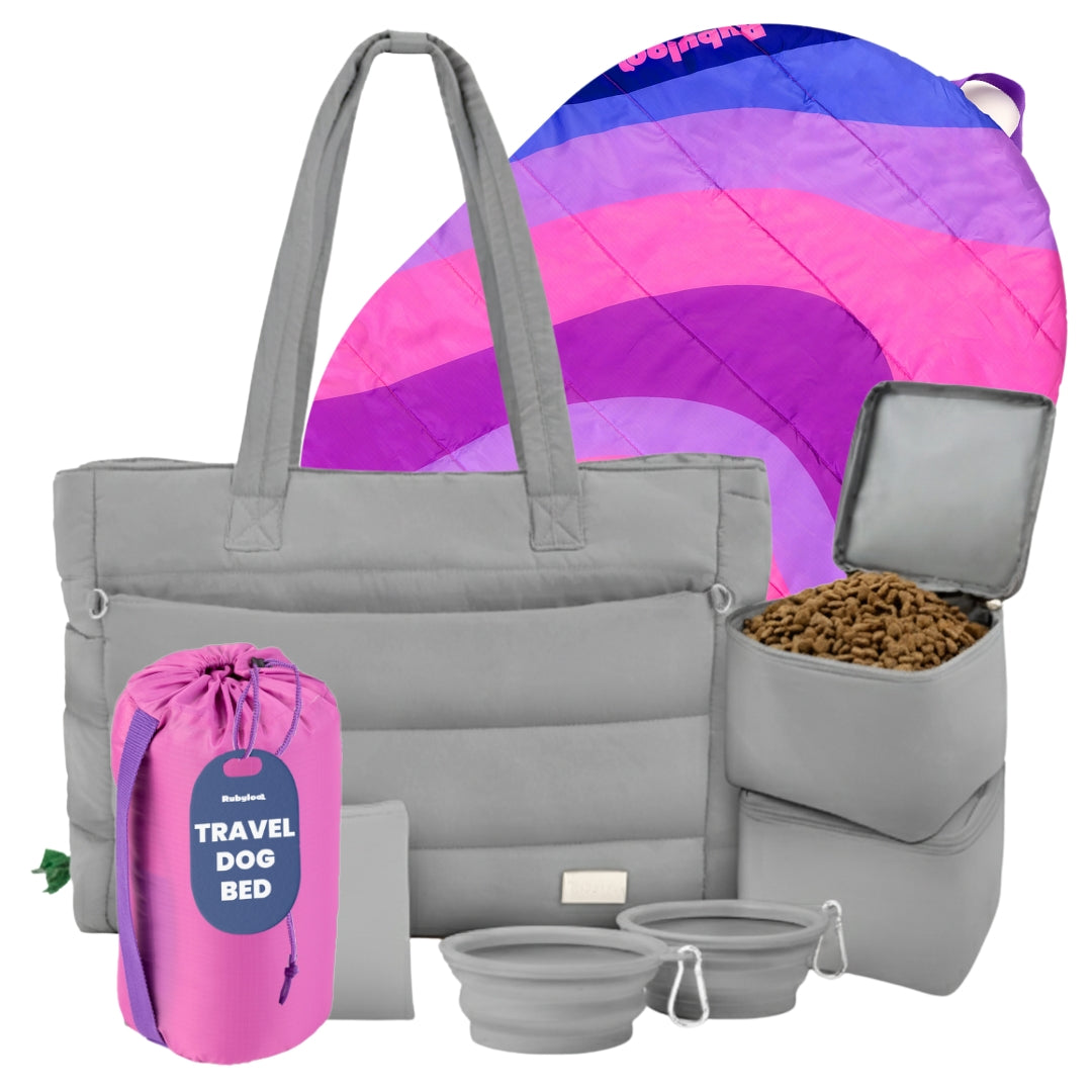 Puffer Dog Travel Bag & Travel Dog Bed