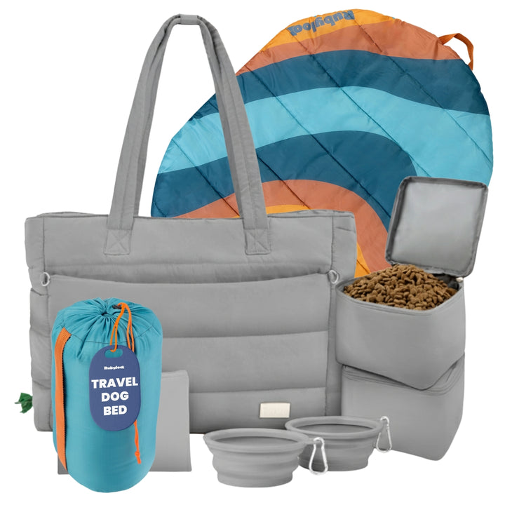 Puffer Dog Travel Bag & Travel Dog Bed