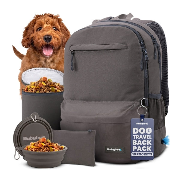 The Original Doggy Bag Backpack for Dog Supplies Dusty Pink