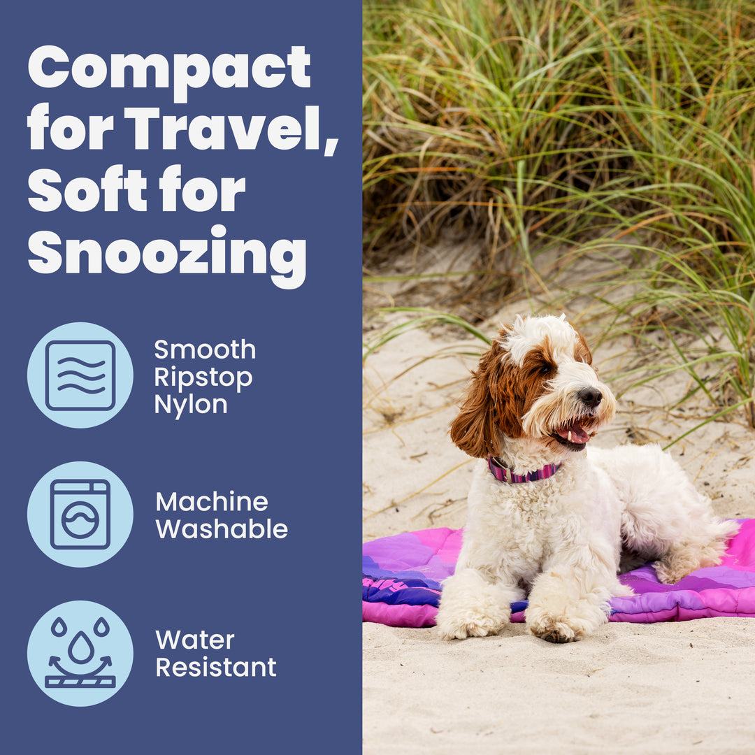 Puffer Dog Travel Bag & Travel Dog Bed