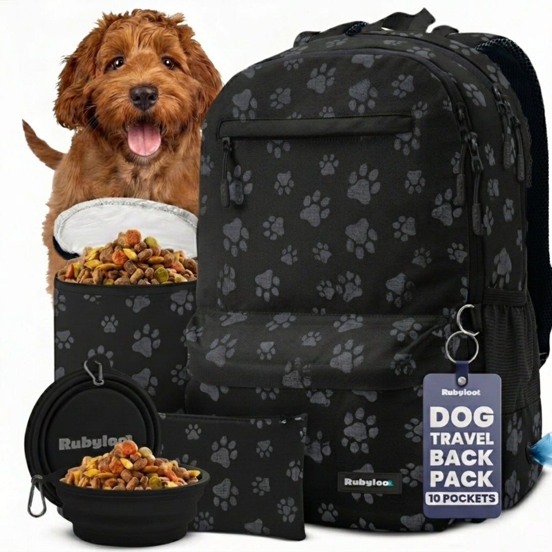 The Original Doggy Bag Backpack for Dog Supplies Dusty Pink