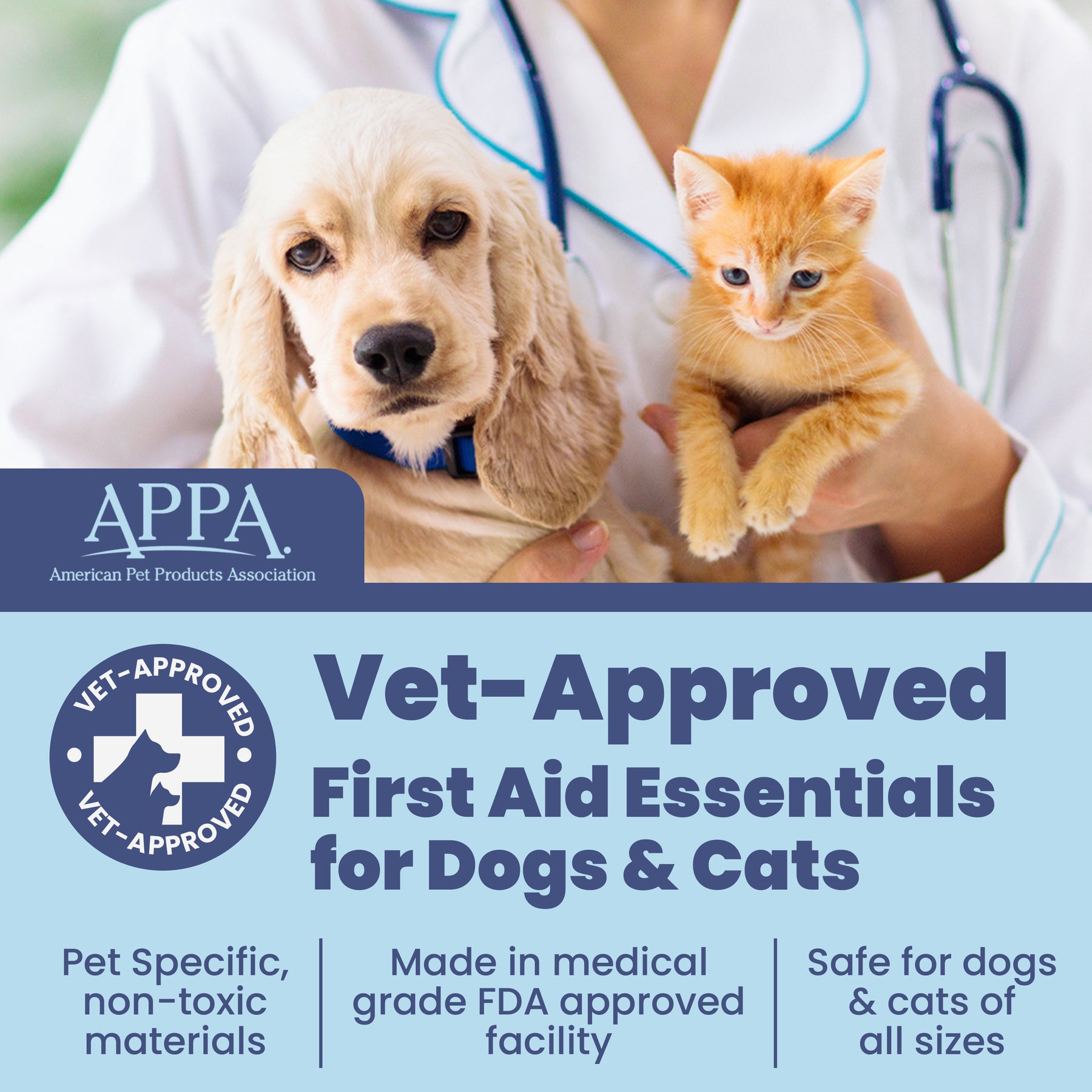 Pet First Aid Kit for Dogs & Cats: Be Prepared for Emergencies with Vet ...