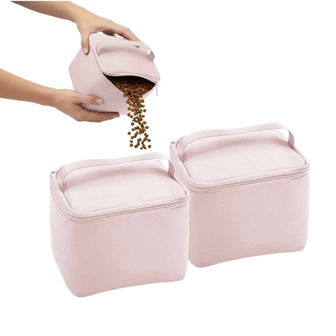 Cube Dog Food Travel Bags (2 pc set)