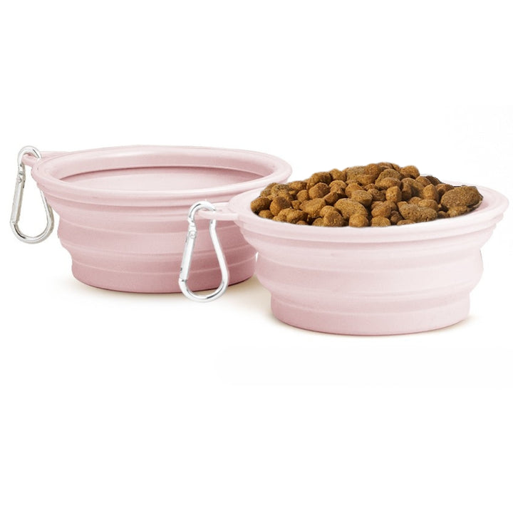 Small Collapsible Dog Bowls (2 pc set)