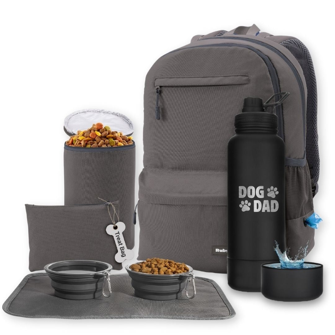 Original Doggy Bag™ Backpack & Water Bottle With Dog Bowl