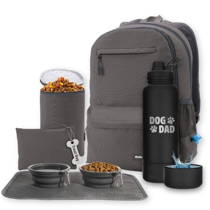 Original Doggy Bag™ Backpack & Water Bottle With Dog Bowl