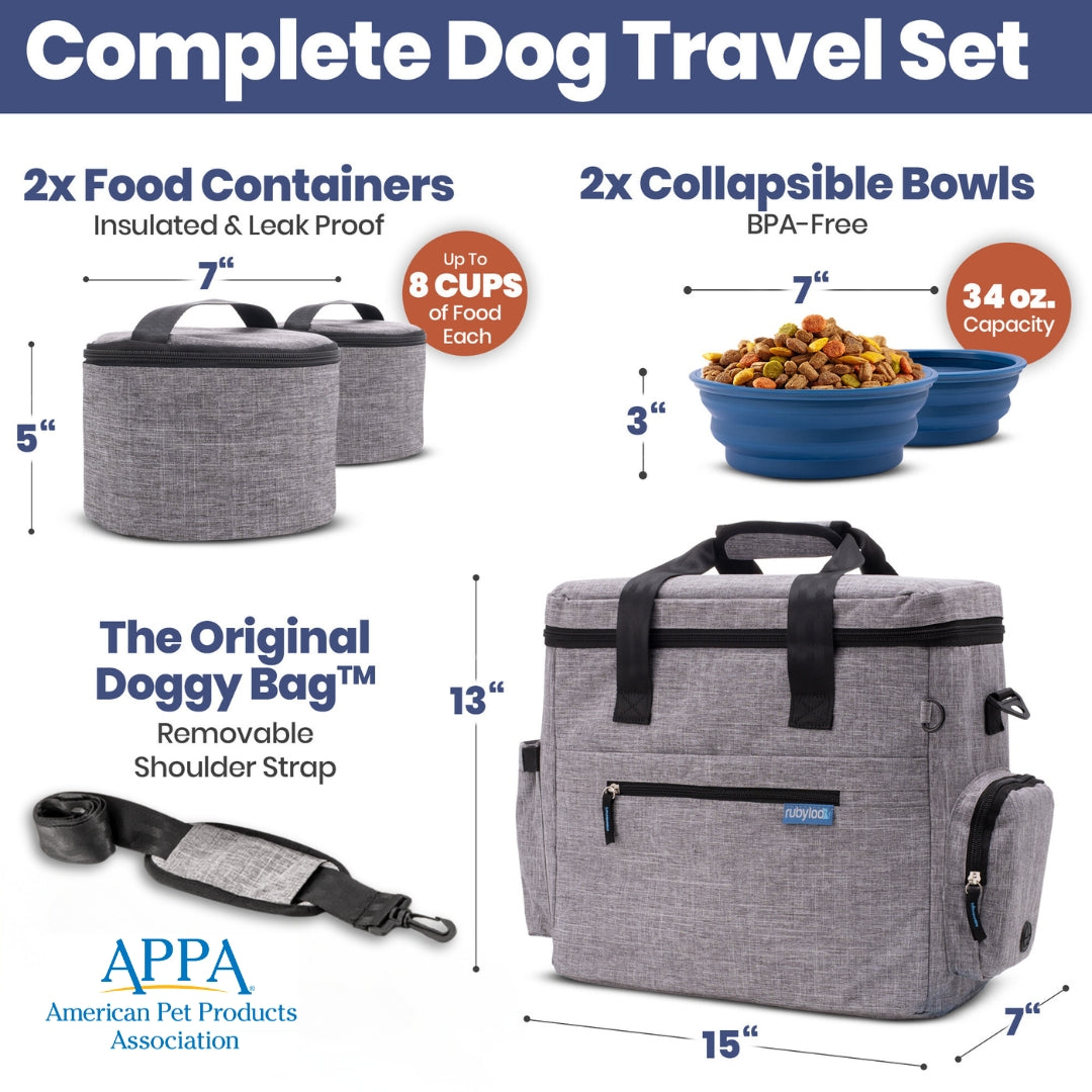 Original Doggy Bag™ Dog Travel Bag for Supplies