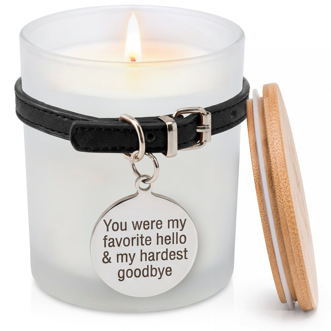 Pet Memorial Gifts for Dogs & Cats, Loss of Dog Sympathy Gift Candle