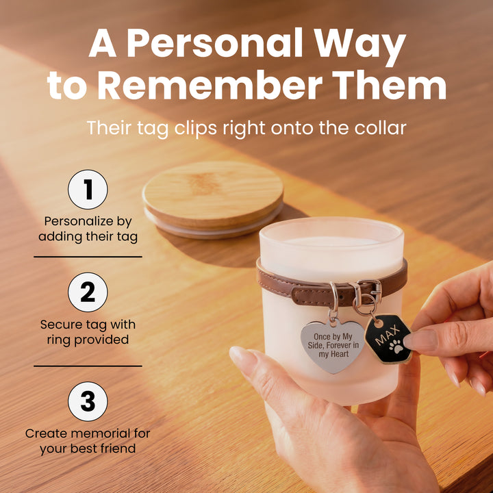 Pet Memorial Gifts for Dogs & Cats, Loss of Dog Sympathy Gift Candle