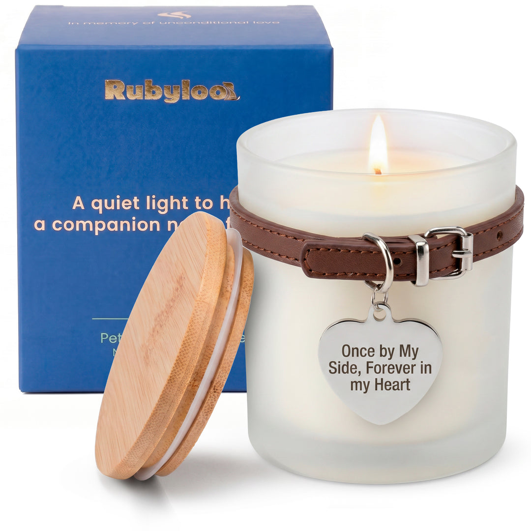 Pet Memorial Gifts for Dogs & Cats, Loss of Dog Sympathy Gift Candle