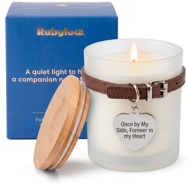 Pet Memorial Gifts for Dogs & Cats, Loss of Dog Sympathy Gift Candle