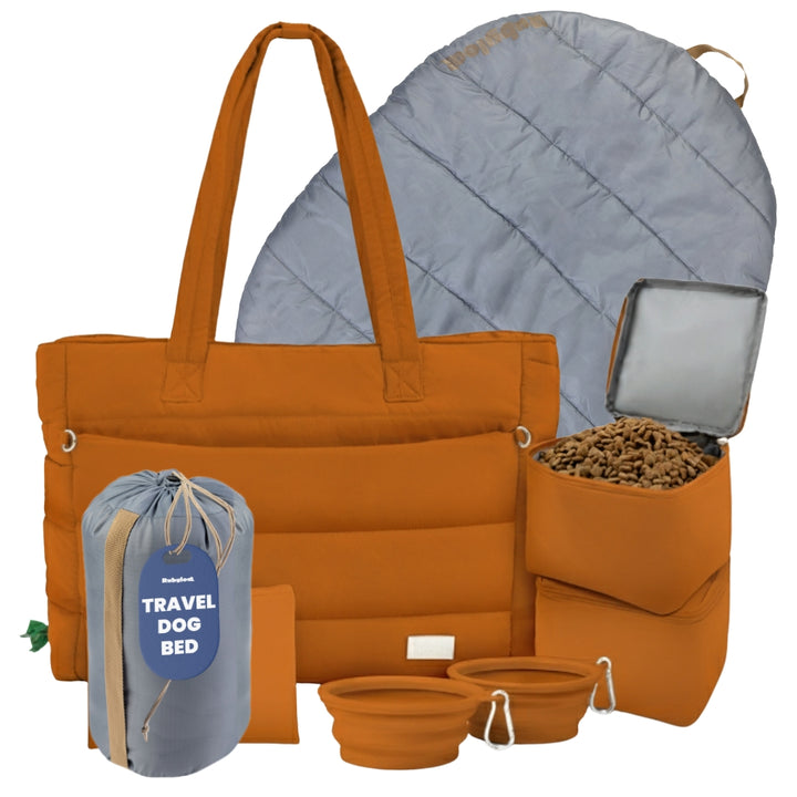 Puffer Dog Travel Bag & Travel Dog Bed