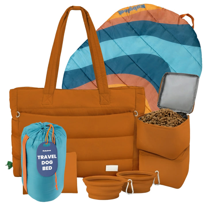 Puffer Dog Travel Bag & Travel Dog Bed