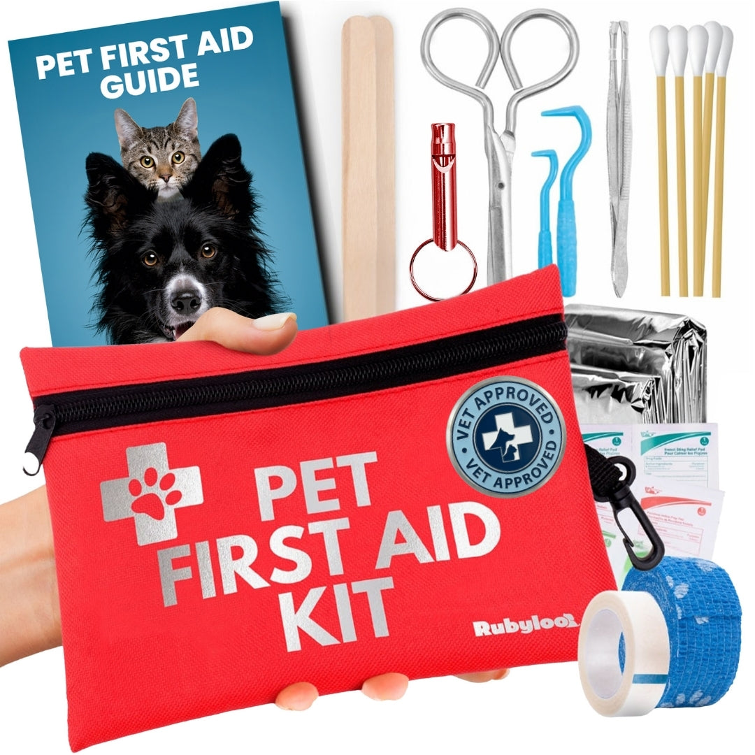 Pet First Aid Kit for Dogs & Cats: Be Prepared for Emergencies with Vet ...